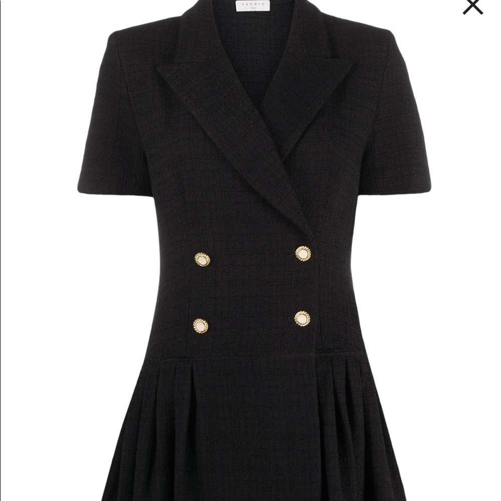Sandro double breasted dress